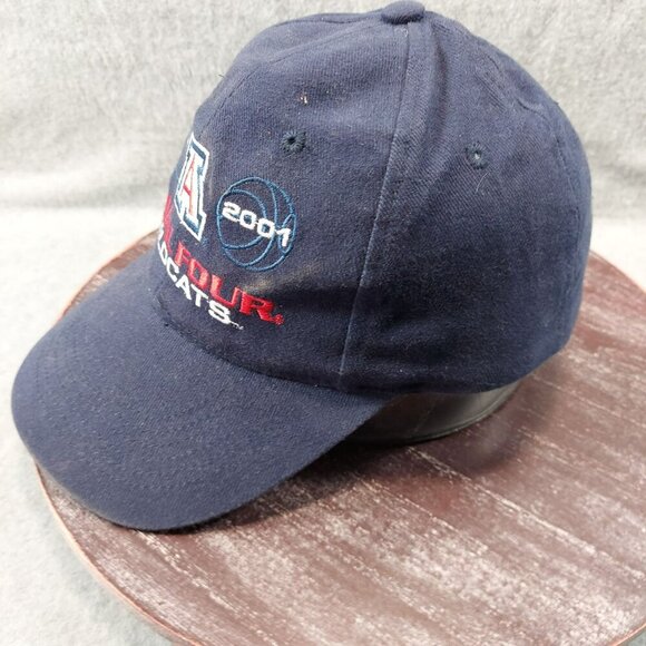 Arizona Wildcats NCAA 2001 Final Four Adjustable Cap Navy Blue Cotton - Picture 2 of 9